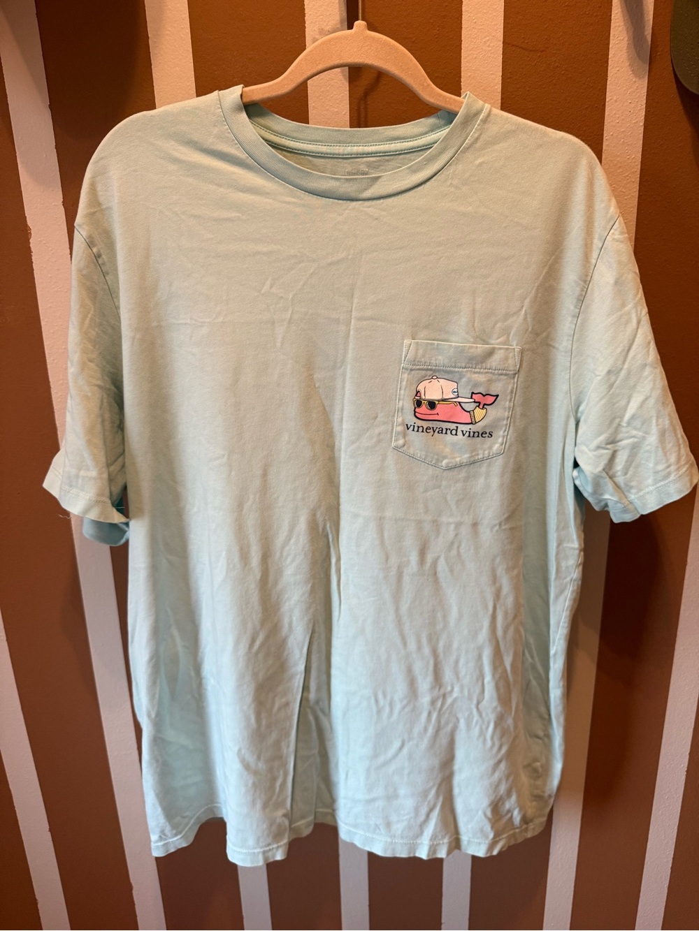 Vineyard Vines Men's Short Sleeve Pocket Tee in Mint
